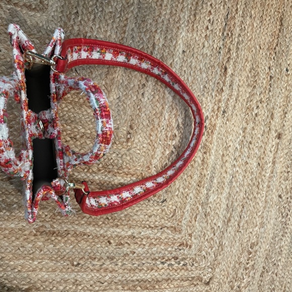 Stylish tweed crossbody bucket purse - Picture 7 of 7